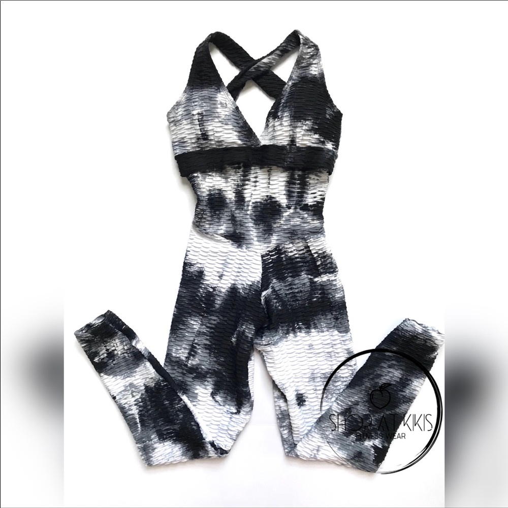 Tie Dye Brazilian Textured Jumpsuit